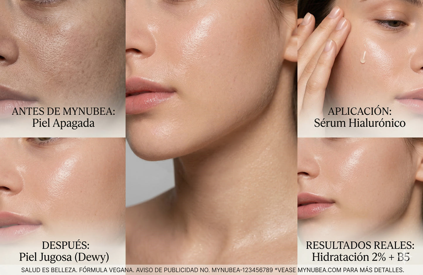 Sérum de Ácido Hialurónico 2% + B5: Hidratación, Nutrición y Cuidado Facial para una Piel Suave y Poros Minimizados